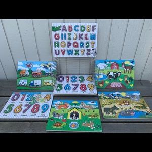 7- Melissa and Doug picture Puzzles
